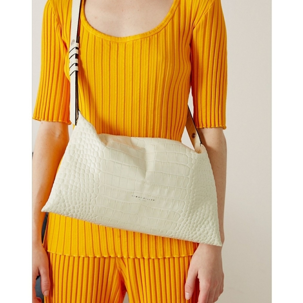 Simon Miller Puffin Croc Leather Bag